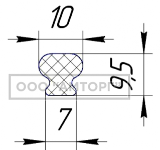 Замок 9,5х10 для КТМ5-М3 (КТМ-8) фото 1