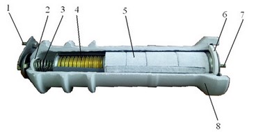 Рис.1. Схема разрядника РВО-6 У1