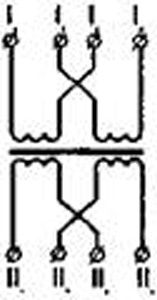 Рис.2. Схема соединения обмоток СКТ-1